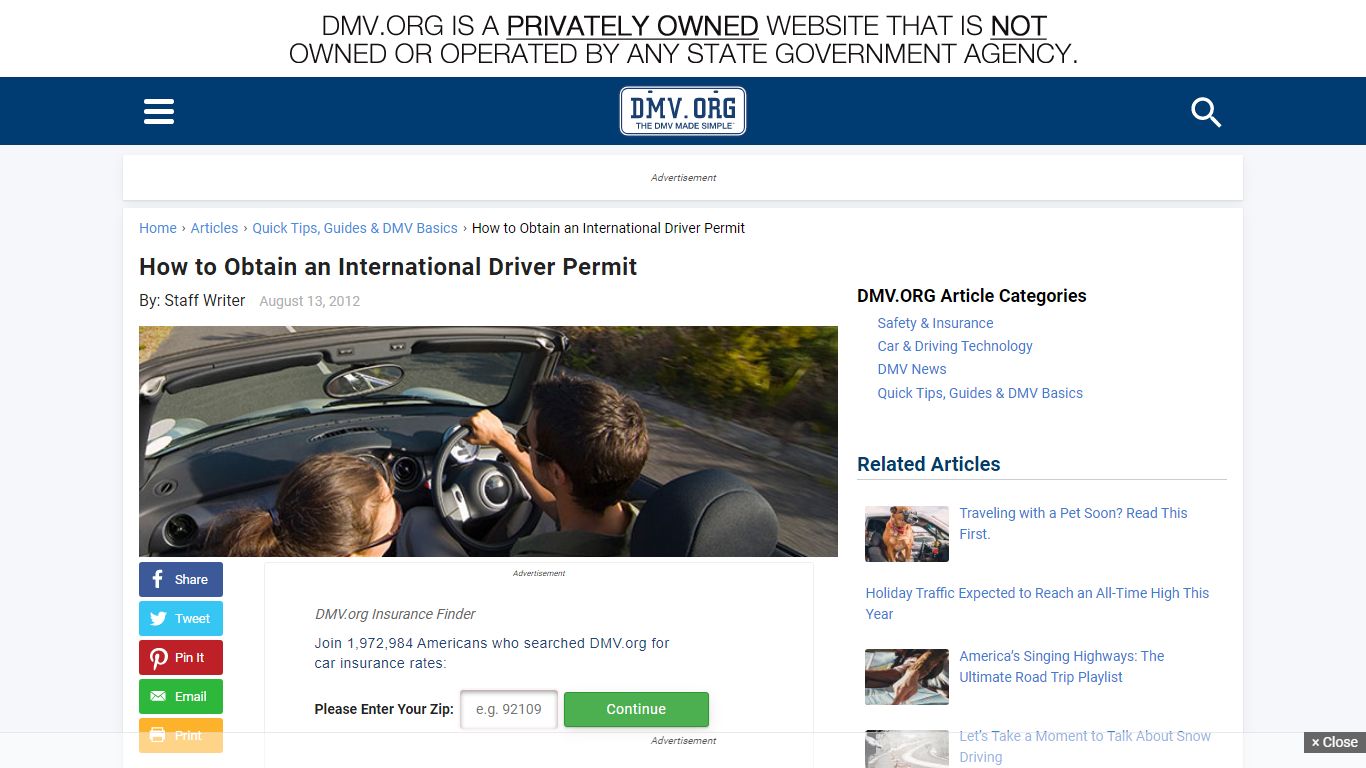 How to Obtain an International Driver Permit | DMV.ORG
