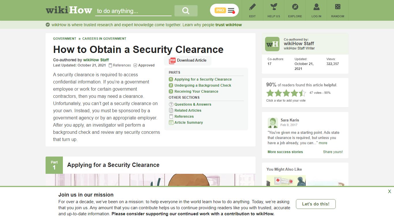 How to Obtain a Security Clearance: 15 Steps (with Pictures) - wikiHow